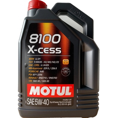 Motul 8100 X-Cess 5W-40 5 l