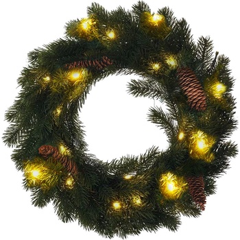 Solight 1v239 Vianočný LED veniec 15 LED teplá biela 40 cm