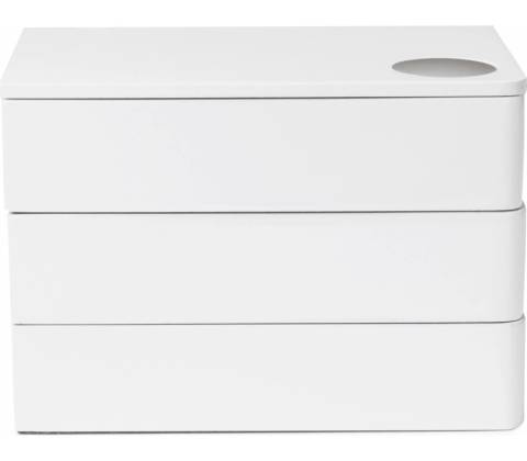 Umbra šperkovnice Spindle bílá