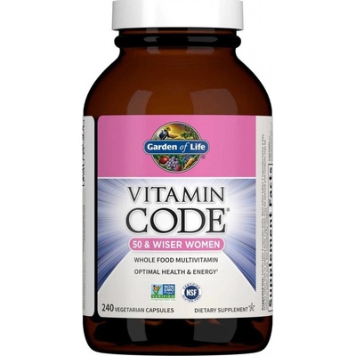 Garden of Life Raw Vitamin Code Women Multivitamín pro ženy 240 kapslí