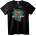 NOONEBRAND Тениска Скейтборд с живей бързо скелет - 2XL, Black