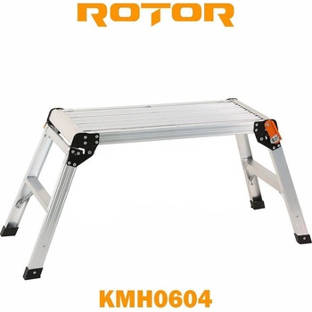 ROTOR Работна платформа, алуминиева 2x1 стъпала ROTOR KMH0604, 990x380x500мм (KMH0604)