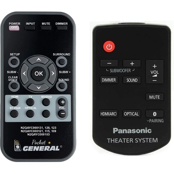 GENERAL Panasonic n2qayc000126 - дистанционно управление дубликат (n2qayc000126)