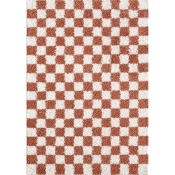 ESTE Кремав/теракотен килим 160x230 cm Grida - ESTE (05937A TERRA)