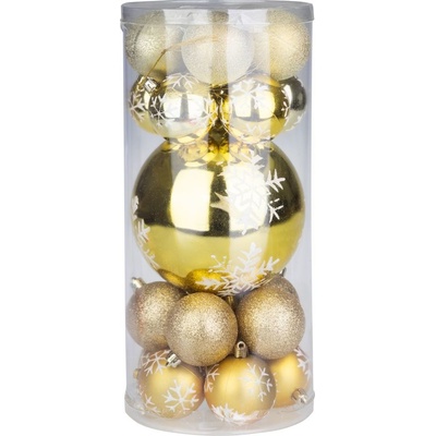 Xmas STREND Ozdoba N4 6020 20 dílná Ball M01 zlatá 2170369