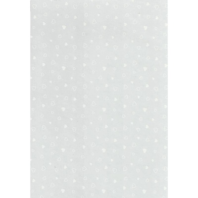 Transparentný papier "Srdiečka" A4, 5 ks