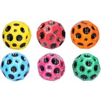 Loptička extrémne skákací meteorit pena 6cm 6 farieb 12ks v boxe