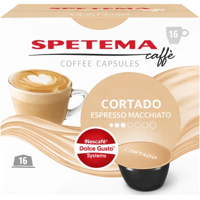 Spetema Caffe Кафе капсули Spetema Cortado, съвместими с Dolce Gusto, 16 бр