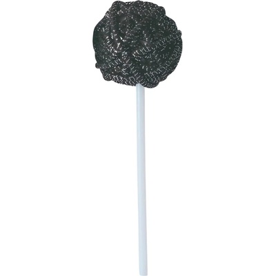 Bifull Piruleta Lollipop Round Black Silver 24 ks