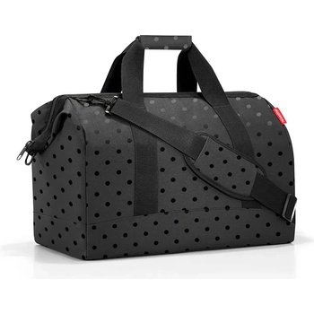 Reisenthel Чанта Reisenthel Allrounder l bag - Black (Glossy Dots Black)