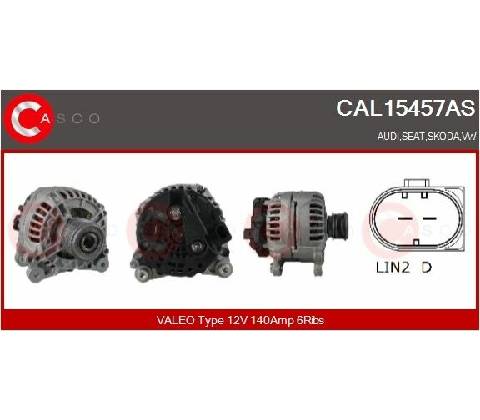 generátor CASCO CAL15457AS