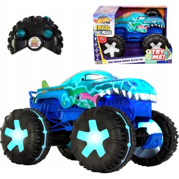 Mattel Hračka HW RC Monster Trucks Mega Wrex 1:15
