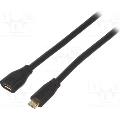 Logilink CU0122 USB 2.0, USB B micro vidlice, USB B micro zásuvka, 1,5m