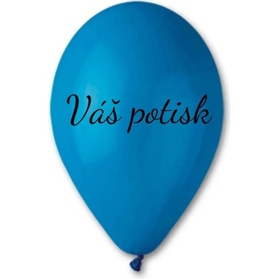 Personal Svet balonku Balónek s textem Modrý 26 cm