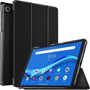 Gigapack Lenovo Tab M10 FHD Plus GIGAPACK Tok стоящ, с кожен ефект, активен FLIP, държач за настолен компютър, ЧЕРЕН GP-95399 (GP-95399)