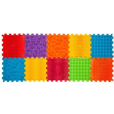 Ortek Масажна рехабилитационна подложка Ortek Mix 10 елемента Твърда