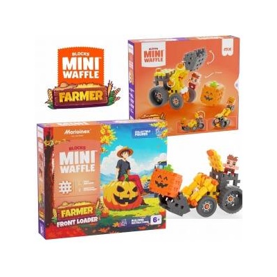Marioinex Mini Waffle 50el Farmer Excavator