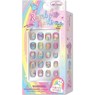 Wiky Nalepovacie nechty dúha WKW035418