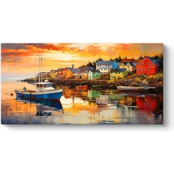 TopMebel " Fishing Boat" TopMebel картина на платно дигитален печат 120x60x3cm
