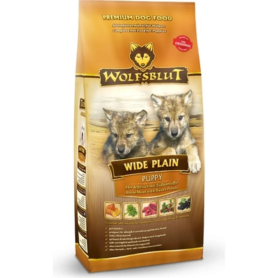 Wolfsblut Wide Plain Puppy kôň s batátmi 2 kg