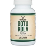 Double Wood Supplements Готу кола - кръвообращение, красива кожа, мозъчно здраве, 500 mg, 120 капсули за 2 месеца прием (27292 DW)