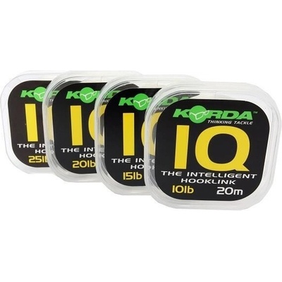 Korda Fluorocarbon IQ The Intelligent Hooklink 20m 10lb