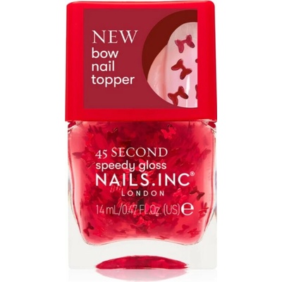 Nails Inc. 45 Second Speedy Gloss rychleschnoucí lak na nehty odstín Bonnie 14 ml