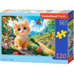 Castorland - Puzzle Kitten's Walk - 120 piese