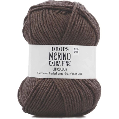 Drops Merino Extra Fine 49 čokoládová
