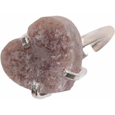 Nefertitis Be Beautiful Ametyst růžový Srdce prsten NF54662