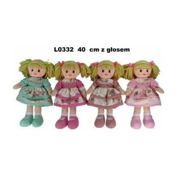 SUN-DAY Doll rag 4 patterns 40 cm 156723 mix price for 1 piece