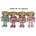 SUN-DAY Doll rag 4 patterns 40 cm 156723 mix price for 1 piece