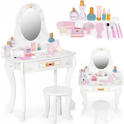 Ecotoys Dětský toaletní stolek dřevěný W08H188B