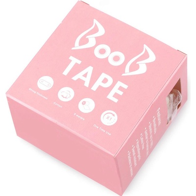 Boob tape páska na prsa samolepicí šíře 5 cm transparent transparent 1 krab.