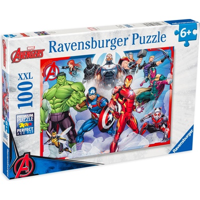 Ravensburger Пъзел Ravensburger от 100 XXL части - Отмъстителите (10808)