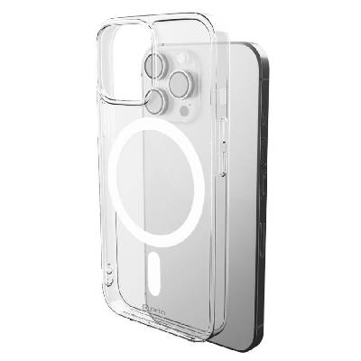 Protective Hybrid Mag Cover - хибриден кейс с най-висока степен на защита с MagSafe за iPhone 16 Plus (прозрачен)