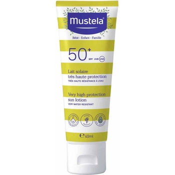Image 1 of Mustela Слънцезащитен лосион за лице Mustela - SPF 50+, 40 ml
