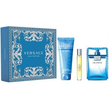 Versace Комплект за мъже Versace Man Eau Fraiche - Eau de Toilette 100 мл + 10 мл + Душ гел 150 мл