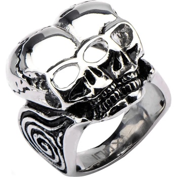 Image 1 of INOX Пръстен inox - blk СЪЕДИНЯВАМ се twn skul - fr367