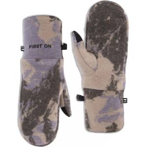 Mons royale Pileup wool fleece mittens кафяво, лилаво, черно xl (100917-1171-624)