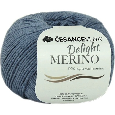 100% Merino příze - Delight modrá