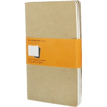 Image 1 of Moleskine QP416 Cahier softcover lined notebook 13x21 cm 3pcs (7500094000)