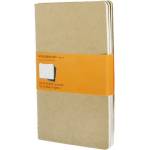 Moleskine QP416 Cahier softcover lined notebook 13x21 cm 3pcs (7500094000)