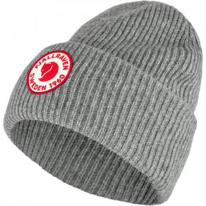 Fjällräven Зимна шапка (beanie) Fjällräven 1960 Logo Hat Beanie - Grey - размер One Size (204-6599-0611)