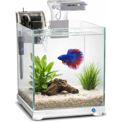 JK ANIMALS JK-A221 Akvarium biele 22×22×25 cm, 9 l