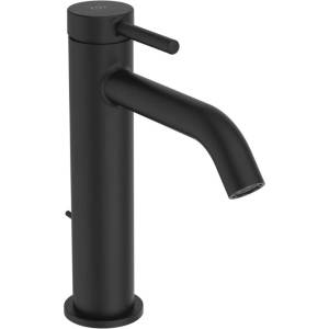 Ideal Standard Ceraline Nuovo - Смесител за умивалник със сифон, BlueStart, копринено черно BD761XG (BD761XG)