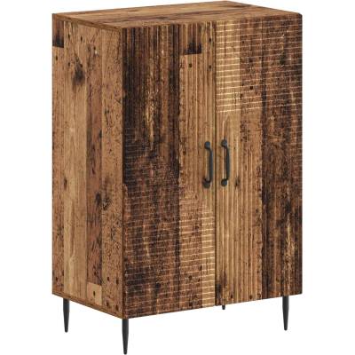 vidaXL Шкаф за обувки HAARLEM 59, 5 x 39, 5 x 89, 5 см Старо дърво (896873)