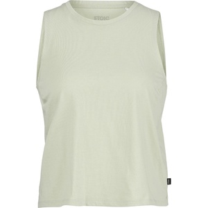 Stoic Дамски потник с широка презрамка Stoic Women's PerformanceMerino BorgholmSt. Tank Sport shirt - Light Agave Green - размер XXL (916-6325-0216)