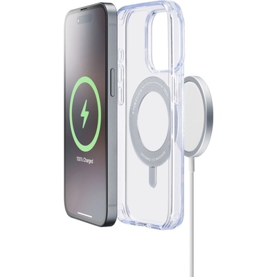 Калъф Cellularline - Spin Mag, iPhone 16 Pro, MagSafe, прозрачен (SPINMAGIPH16PROT)