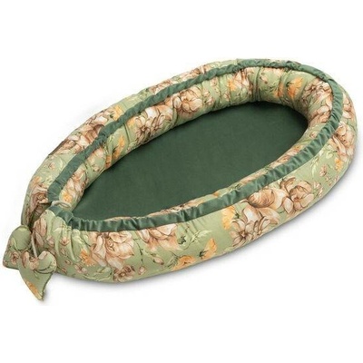 Sensillo Velvet Baby Nest/baby Cocoon Square Green